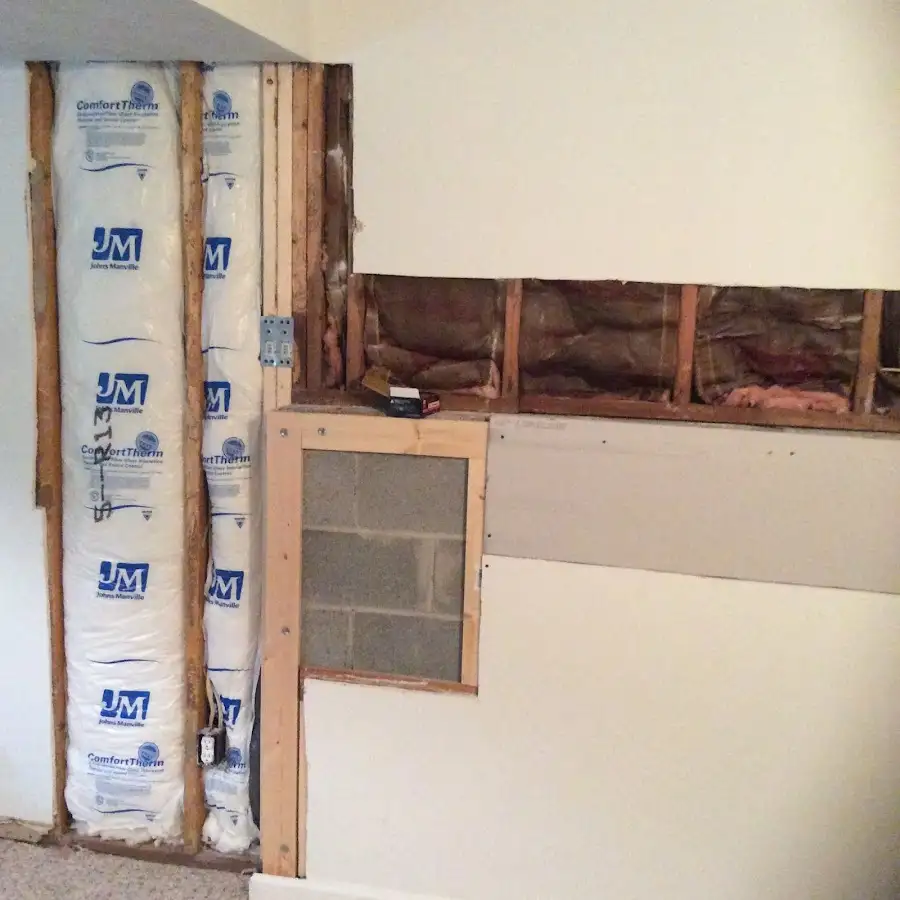 Wall insulation replacement during Odor Removal & Deodorization in Hazelwood